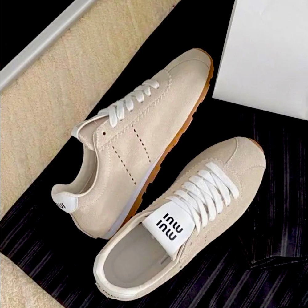 Cream Sneakers